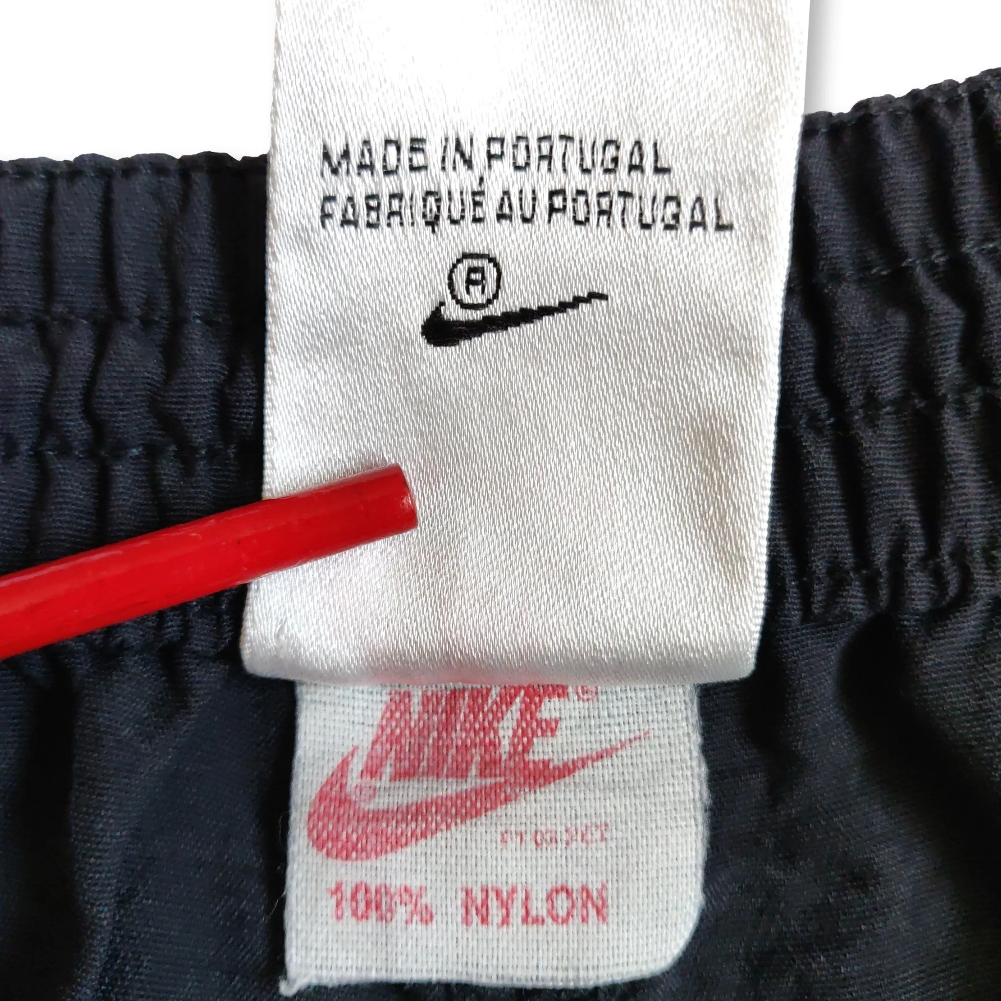 90s black Nike Challenge Court shorts