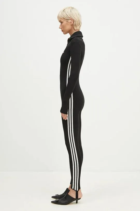 adidas Originals jumpsuit Knit Jumpsuit black color IX0957