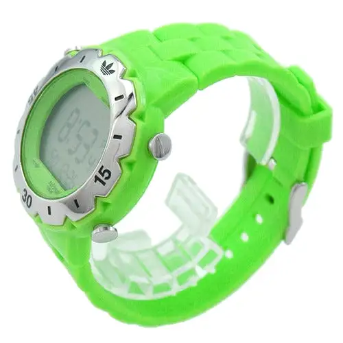 Adidas Wooster Green Resin Bracelet with 45mm Digital Watch ADH6032