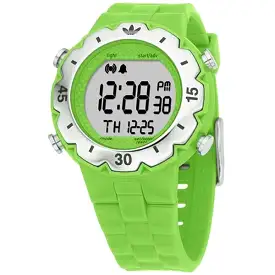 Adidas Wooster Green Resin Bracelet with 45mm Digital Watch ADH6032