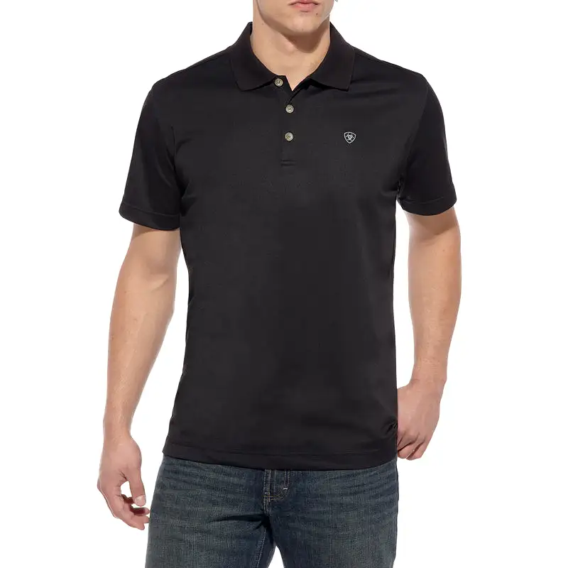 'Ariat' Men's Tek Polo - Black