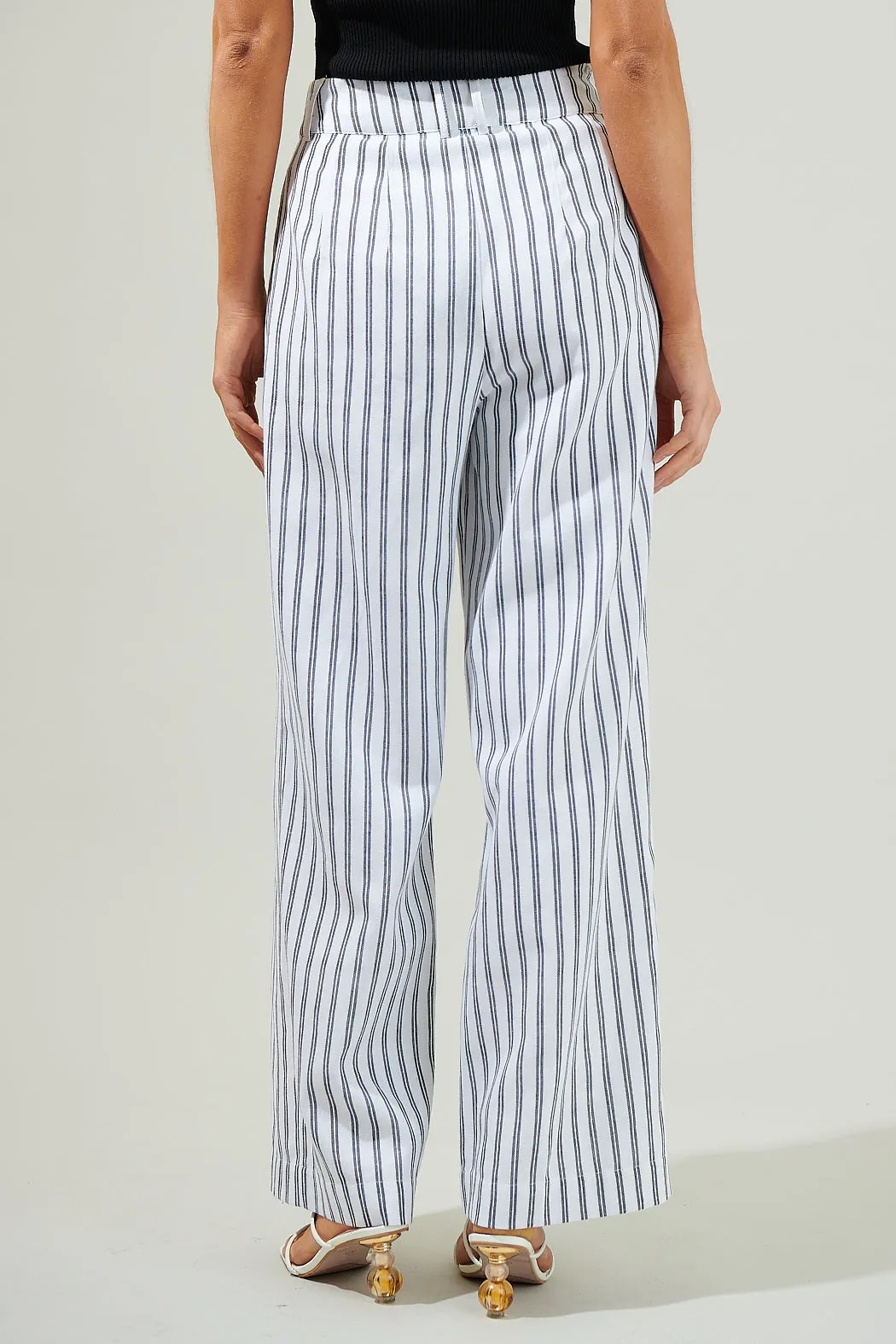 Arlah Striped Pleated Pants