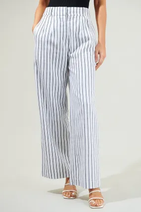 Arlah Striped Pleated Pants