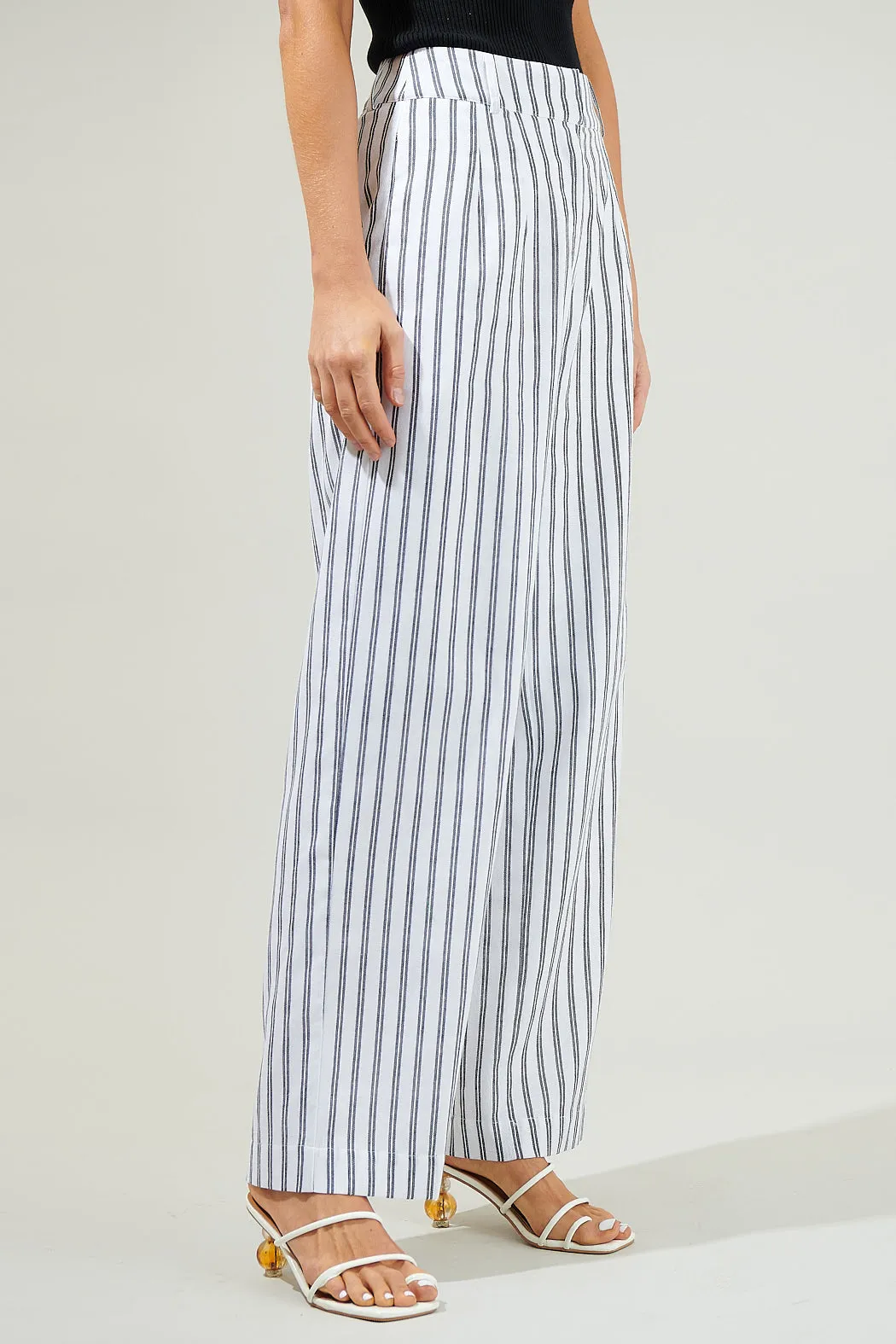 Arlah Striped Pleated Pants