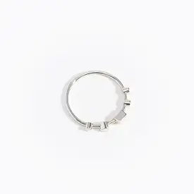 Artemis Ring I, 9kt White Gold