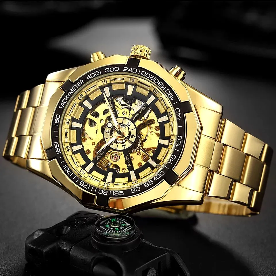 Automatic Mechanical Movement Skeleton Watch