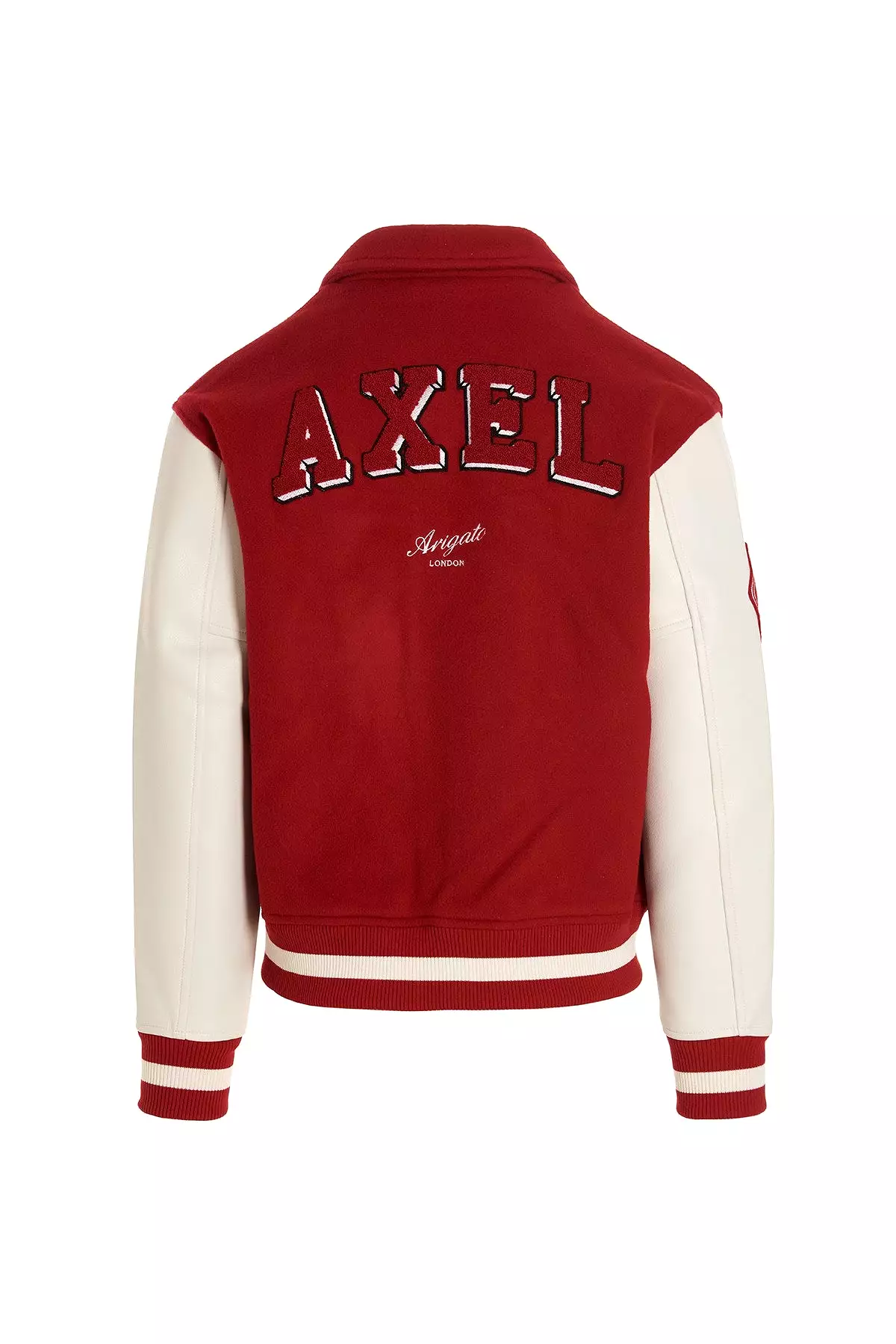 AXEL ARIGATO ILLUSION VARSITY JACKET RED