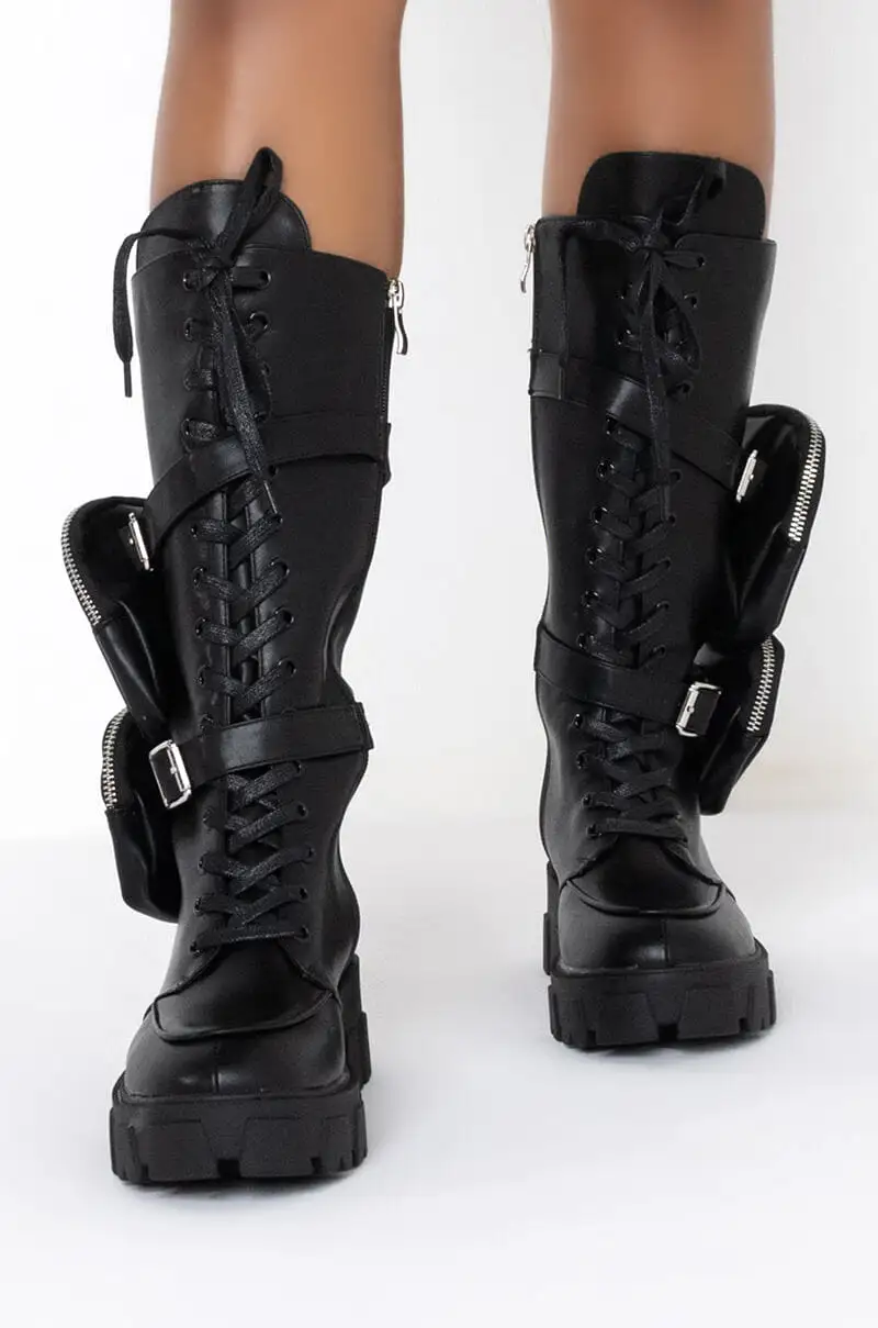 Azalea Wang - Danger Mid Calf Boot