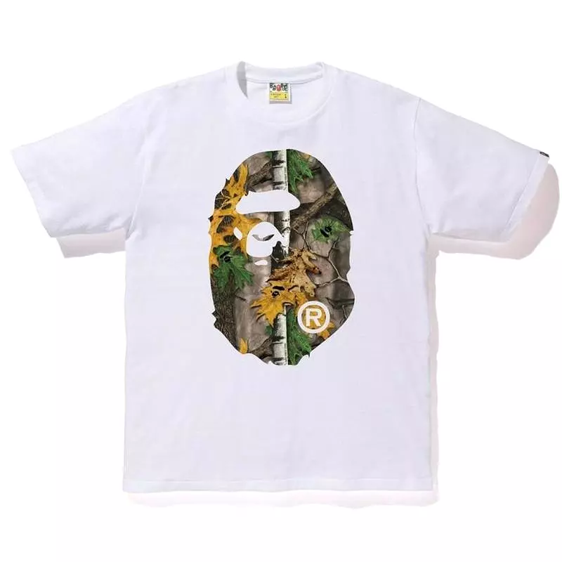 BAPE FOREST CAMO TEE WHITE