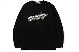 BAPE X OVO LONG SLEEVE BLACK