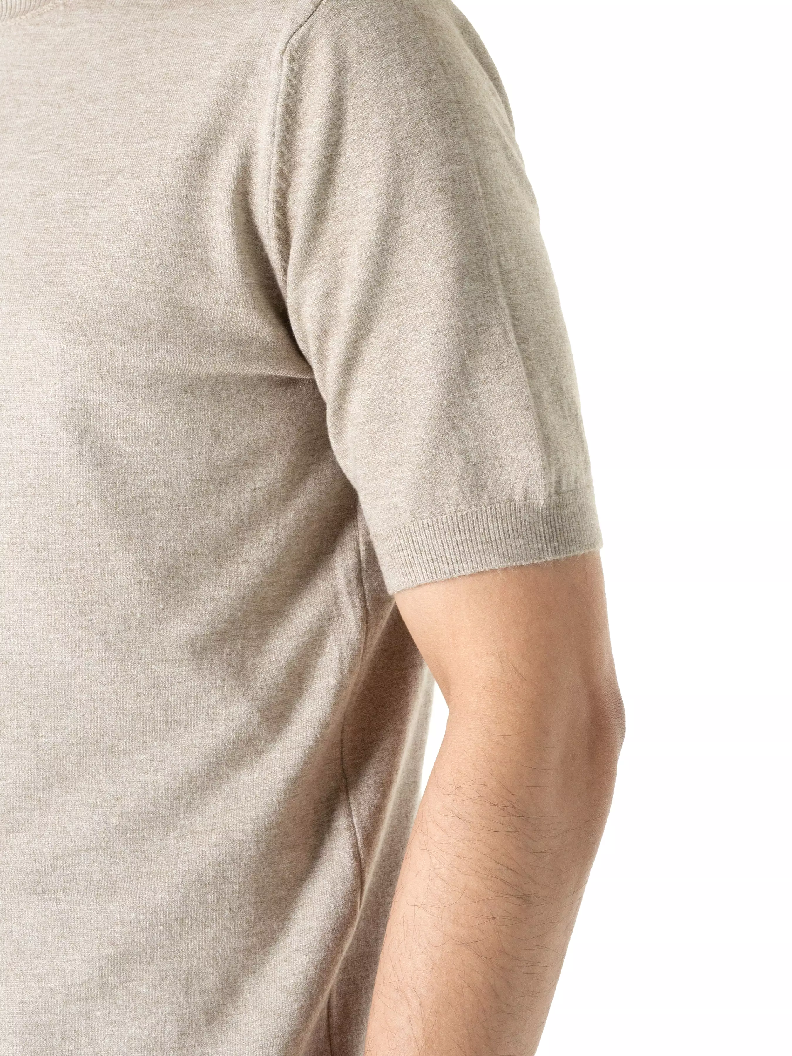 Basic Crew Neck Tee - Ash Grey