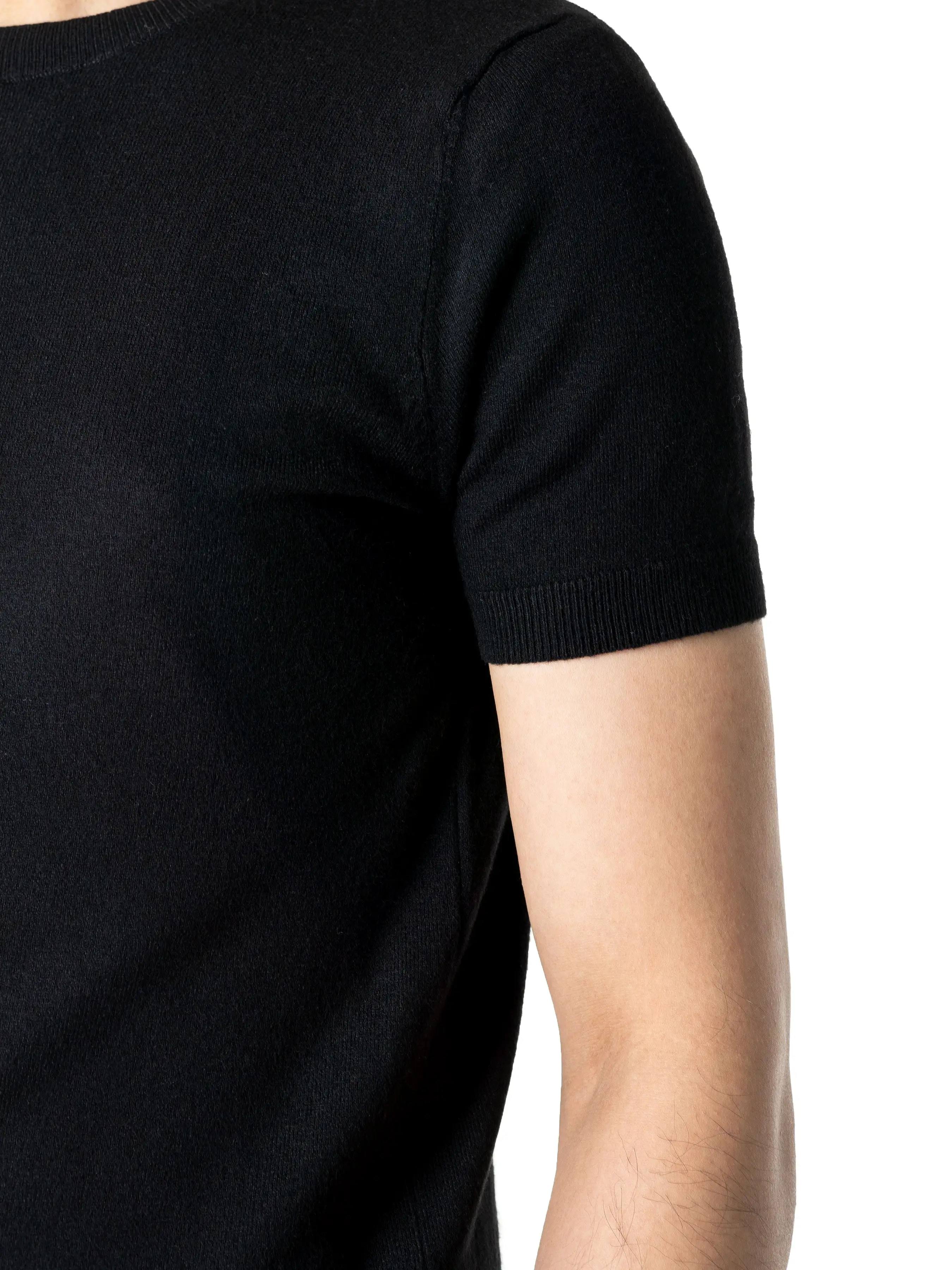 Basic Crew Neck Tee - Black