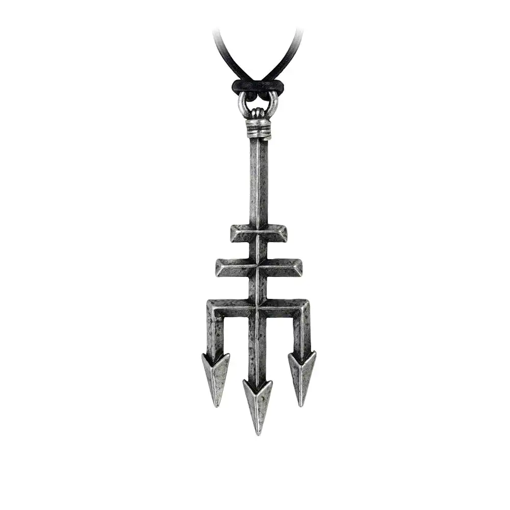 Black Trinity Trident Pendant