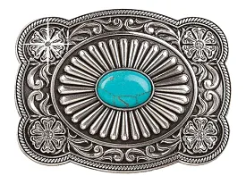 Blazin Roxx Turquoise Stone Fanned Buckle