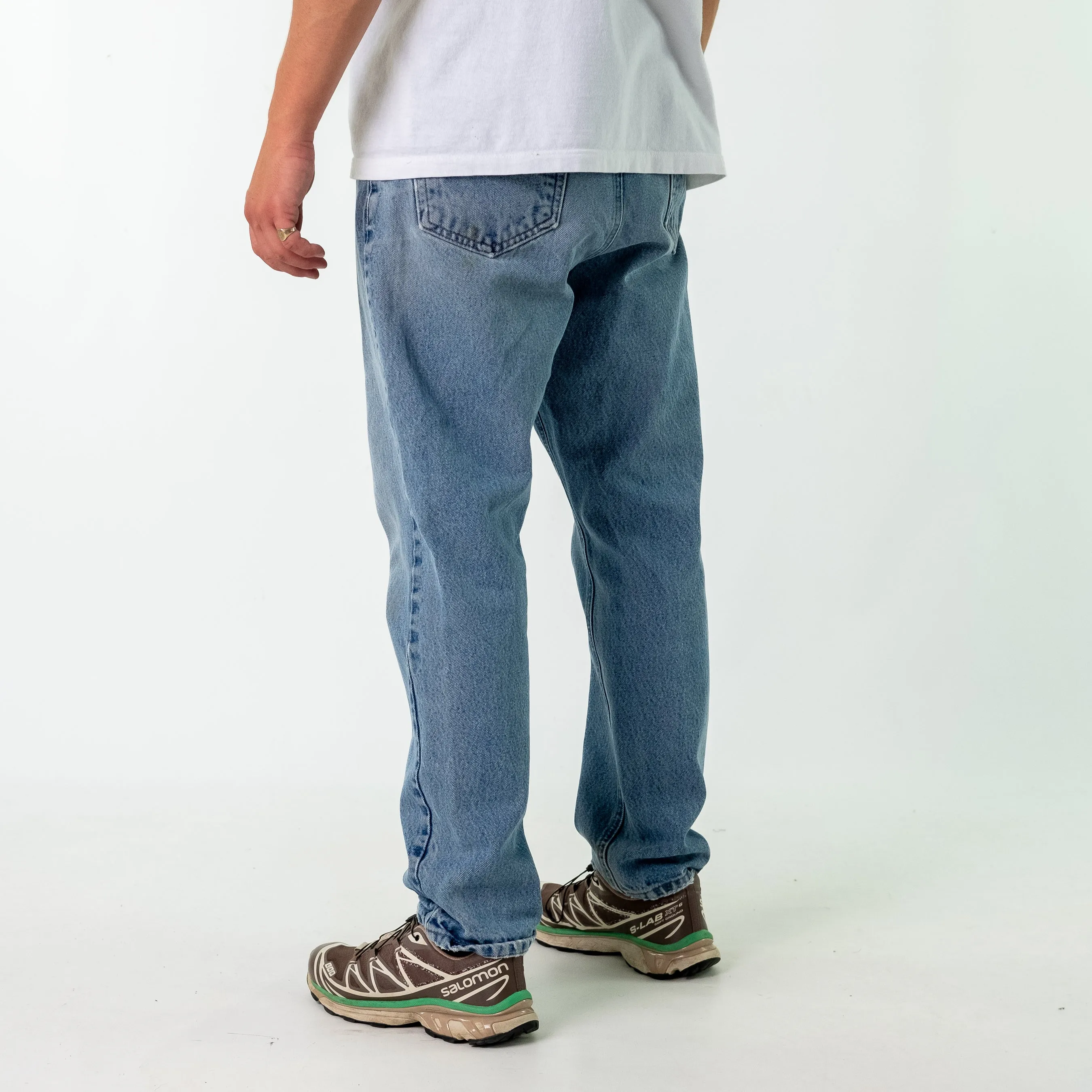 Blue 90s Carhartt Denim Jeans Baggy Pants (36x30)