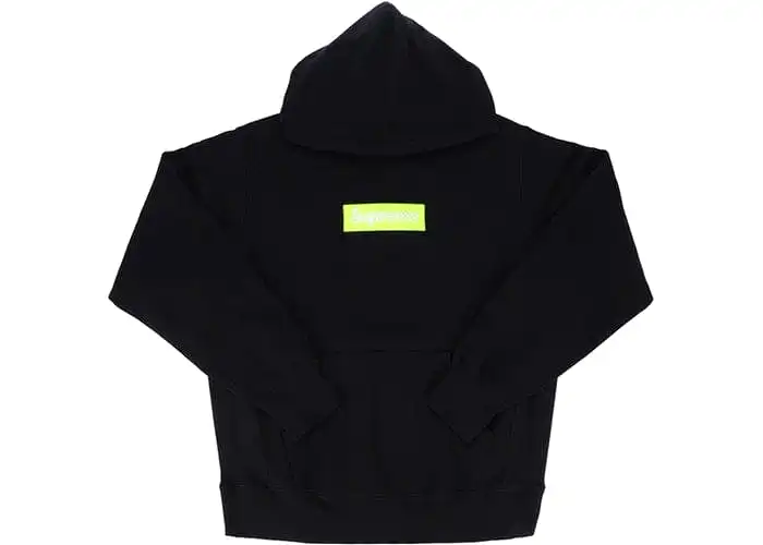 BOX LOGO HOODED SWEATSHIRT BLACK/GREEN