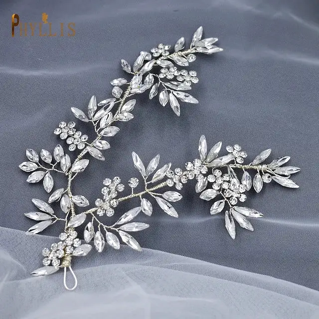 Bridal Tiaras for Wedding Headpieces Bride Hair Jewelry Gift Rhinestone Hair Piece Crystal Bridesmaid Headpiece Headwear - S4693