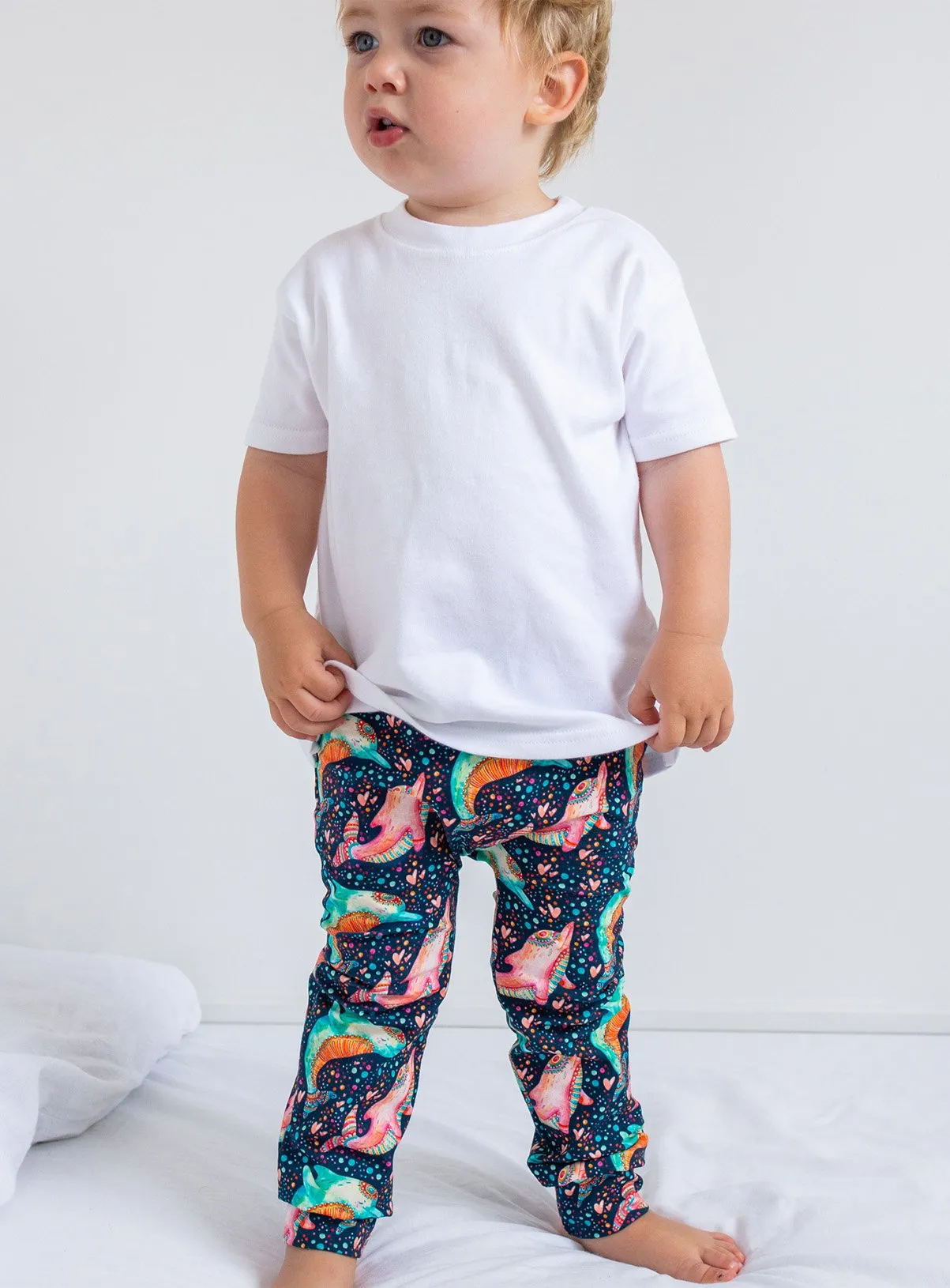 Buy FRED & NOAH Dancing Dolphin Leggings 0-6 Month | Trousers and leggings | Tu