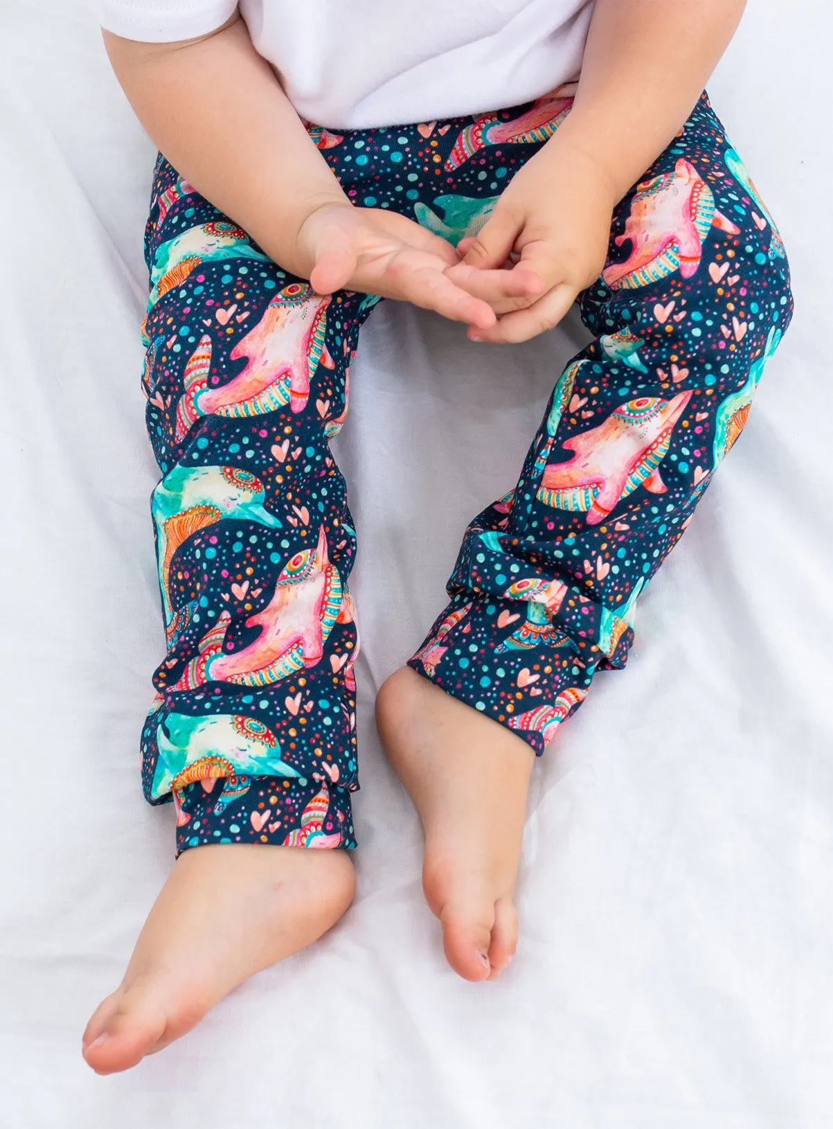 Buy FRED & NOAH Dancing Dolphin Leggings 0-6 Month | Trousers and leggings | Tu