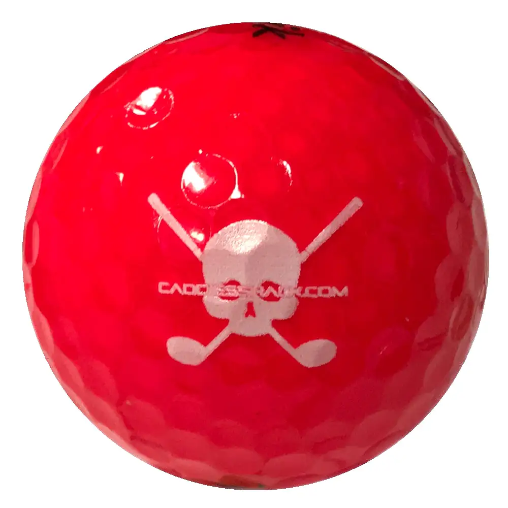 CaddiesShack Custom Jolly Rogers Skull & Crossbones Volvik Crystal Golf Balls