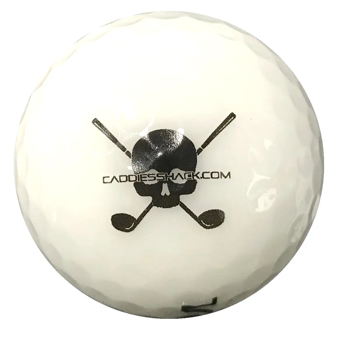 CaddiesShack Custom Jolly Rogers Skull & Crossbones Volvik Crystal Golf Balls