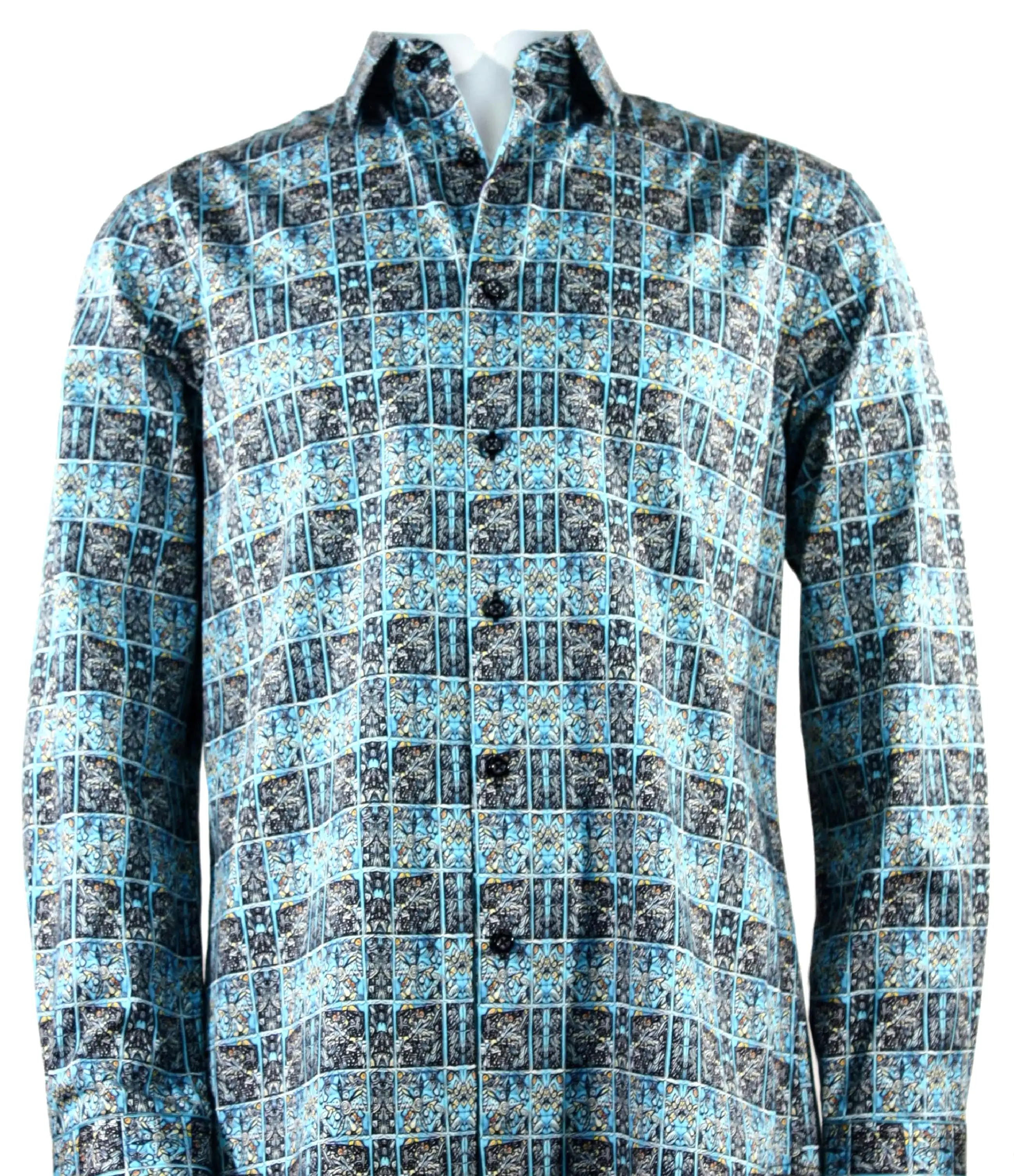 Cado Long Sleeve Shirt 162 Turquoise