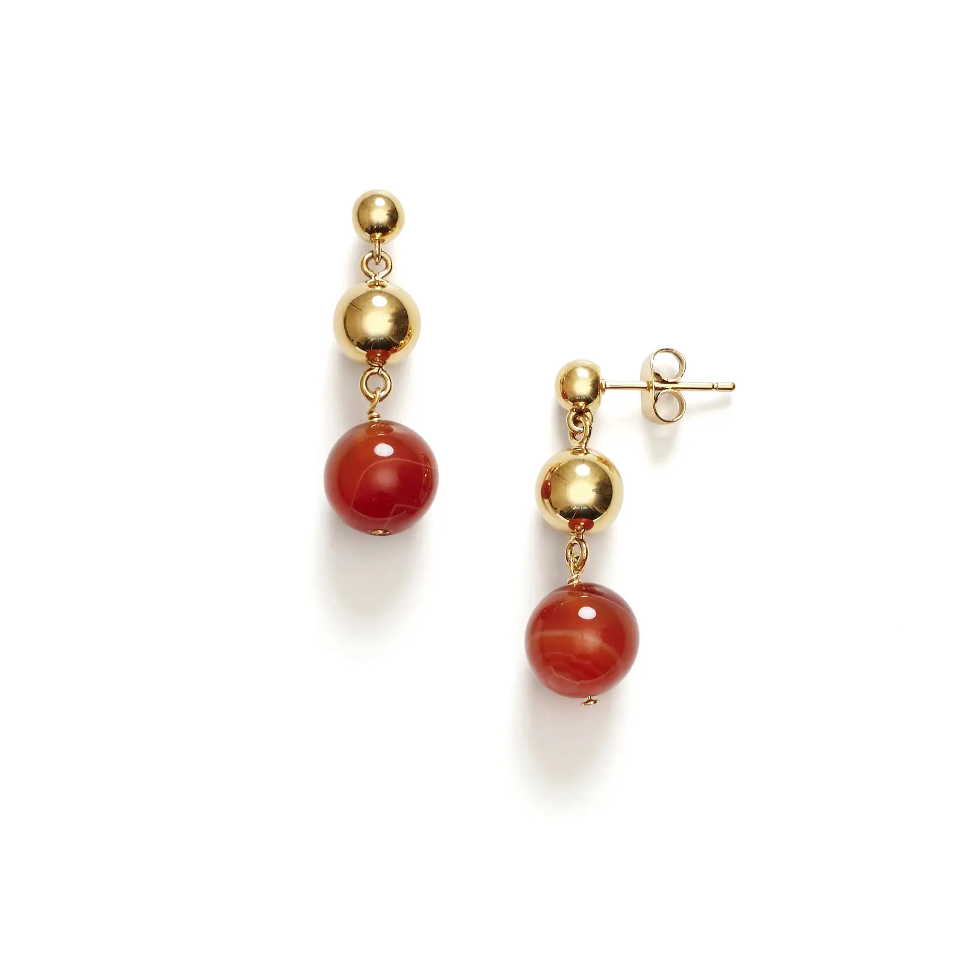 Caramel Drops Earrings, Gold