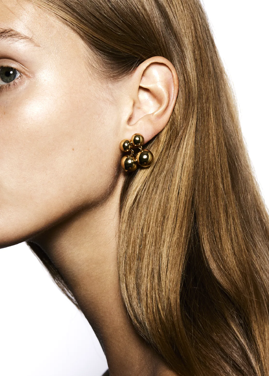 CAROLINE Earrings, Gold