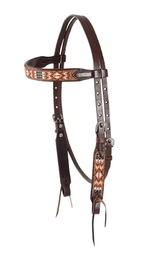 Cashel Beaded Browband Headstall