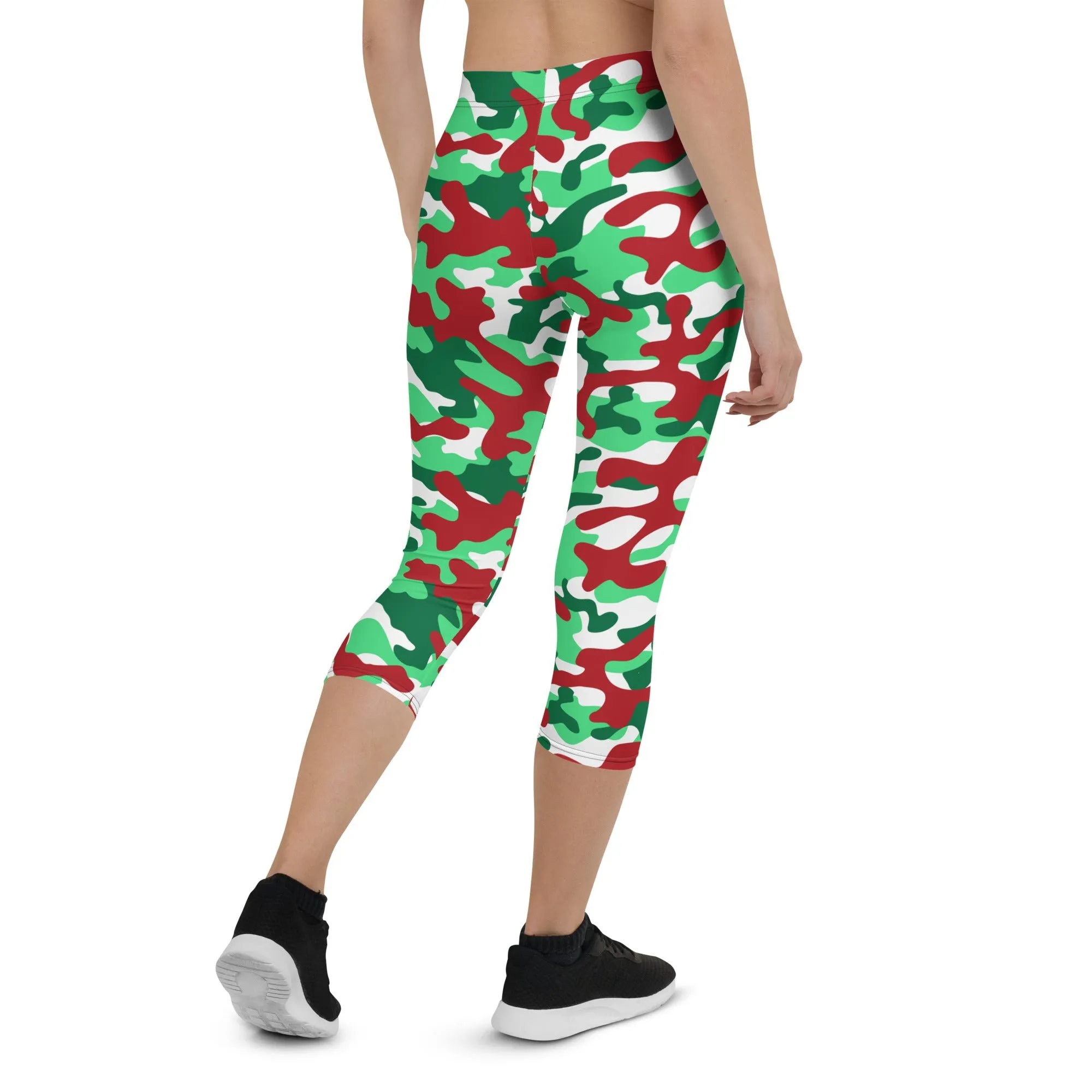 Christmas Camo Capris