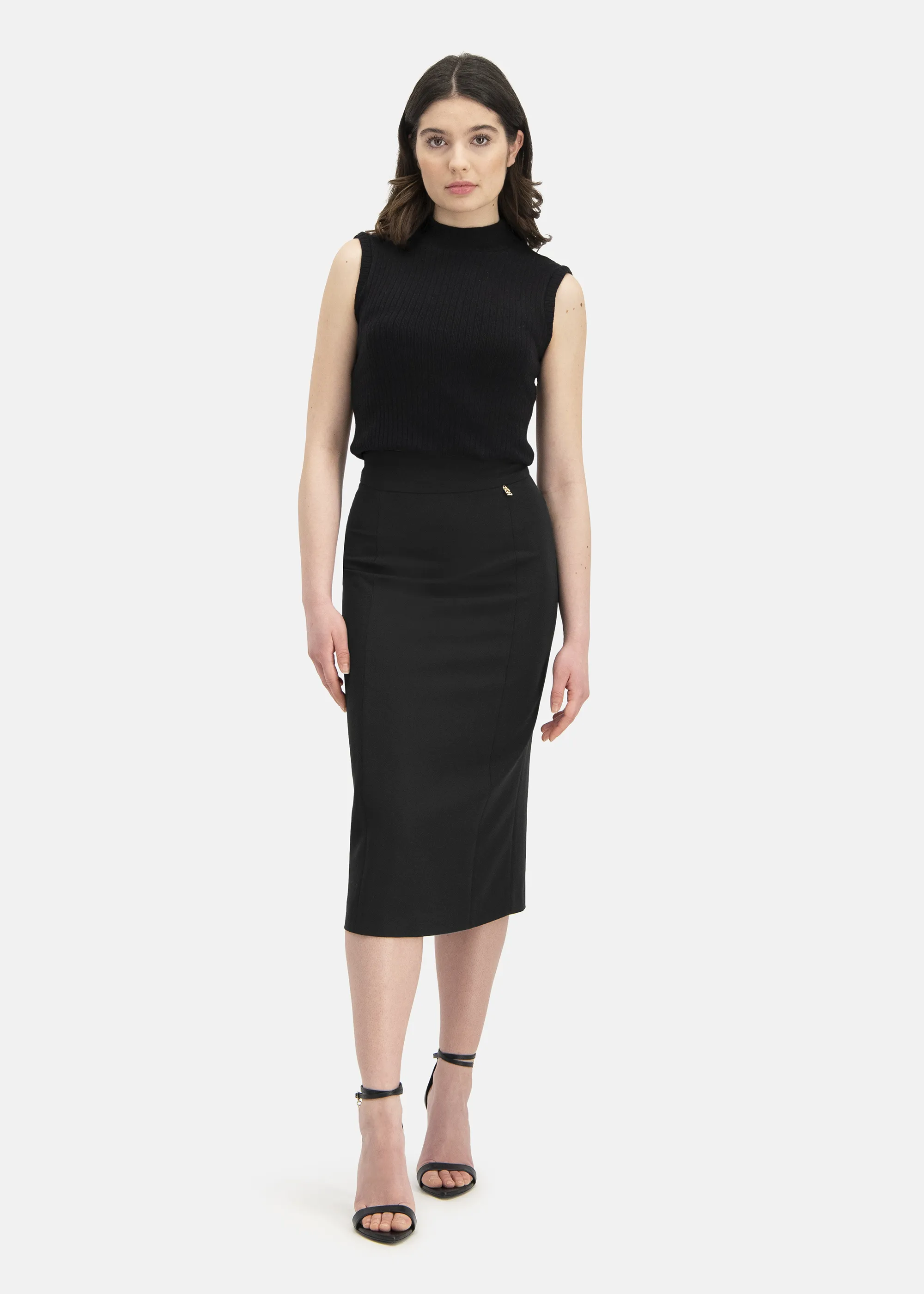 Classic sheath skirt - COLINERA in BLACK