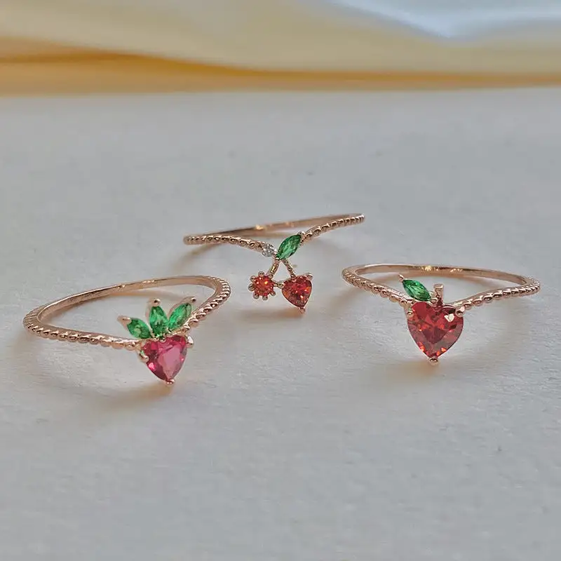 Colorful Rings with Fruit Family