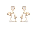 Crystal Bunny Earrings