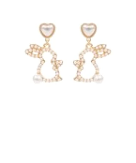 Crystal Bunny Earrings