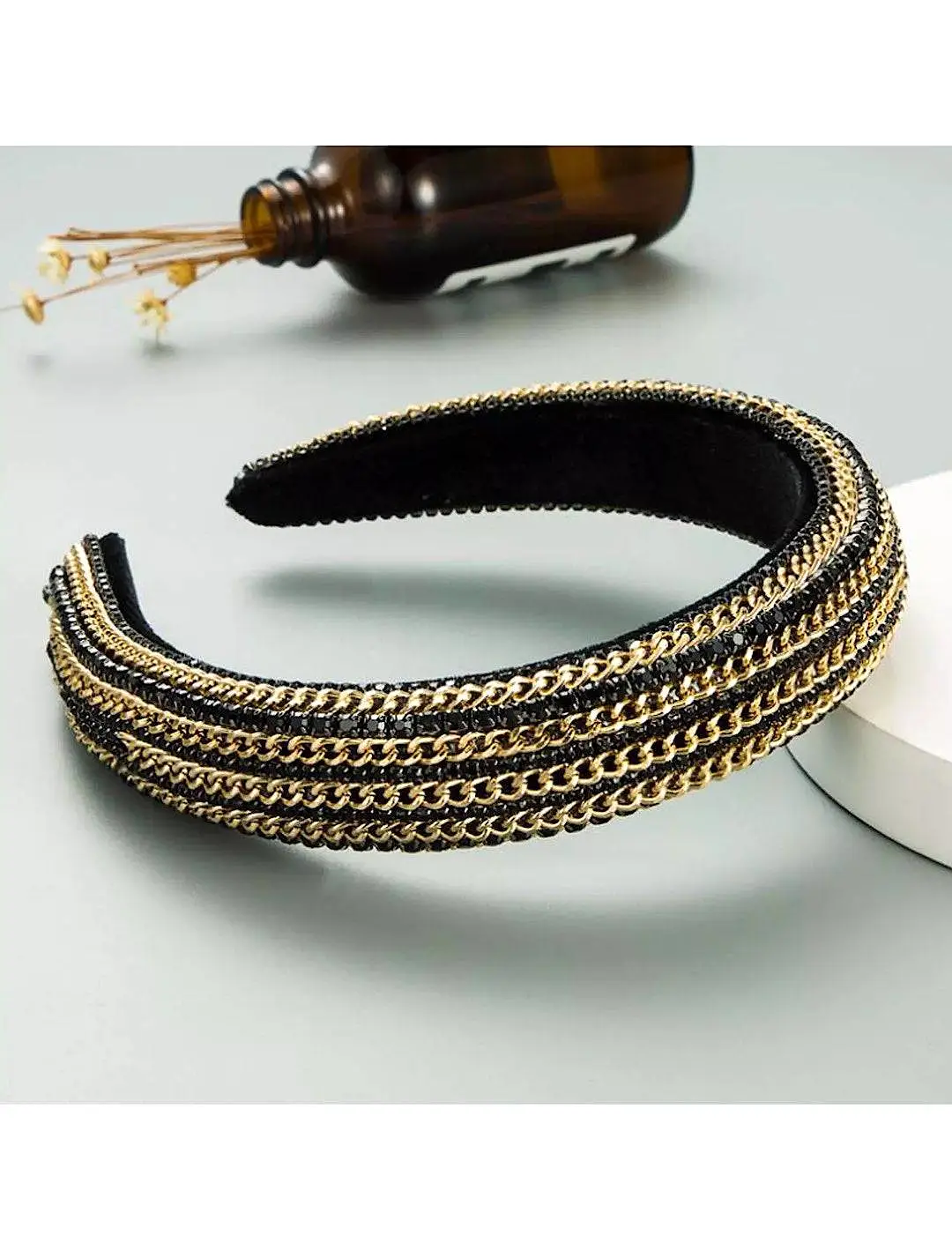 Crystal Metal Chain Headbands