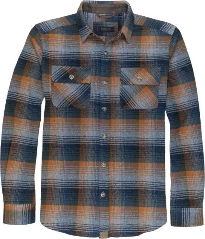 'Dakota Grizzly' Men's Turk Flannel Button Down - Trail