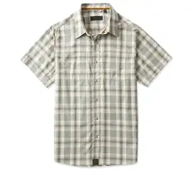 'Dakota Grizzly' Men's Yates Plaid Button Down - Smoke