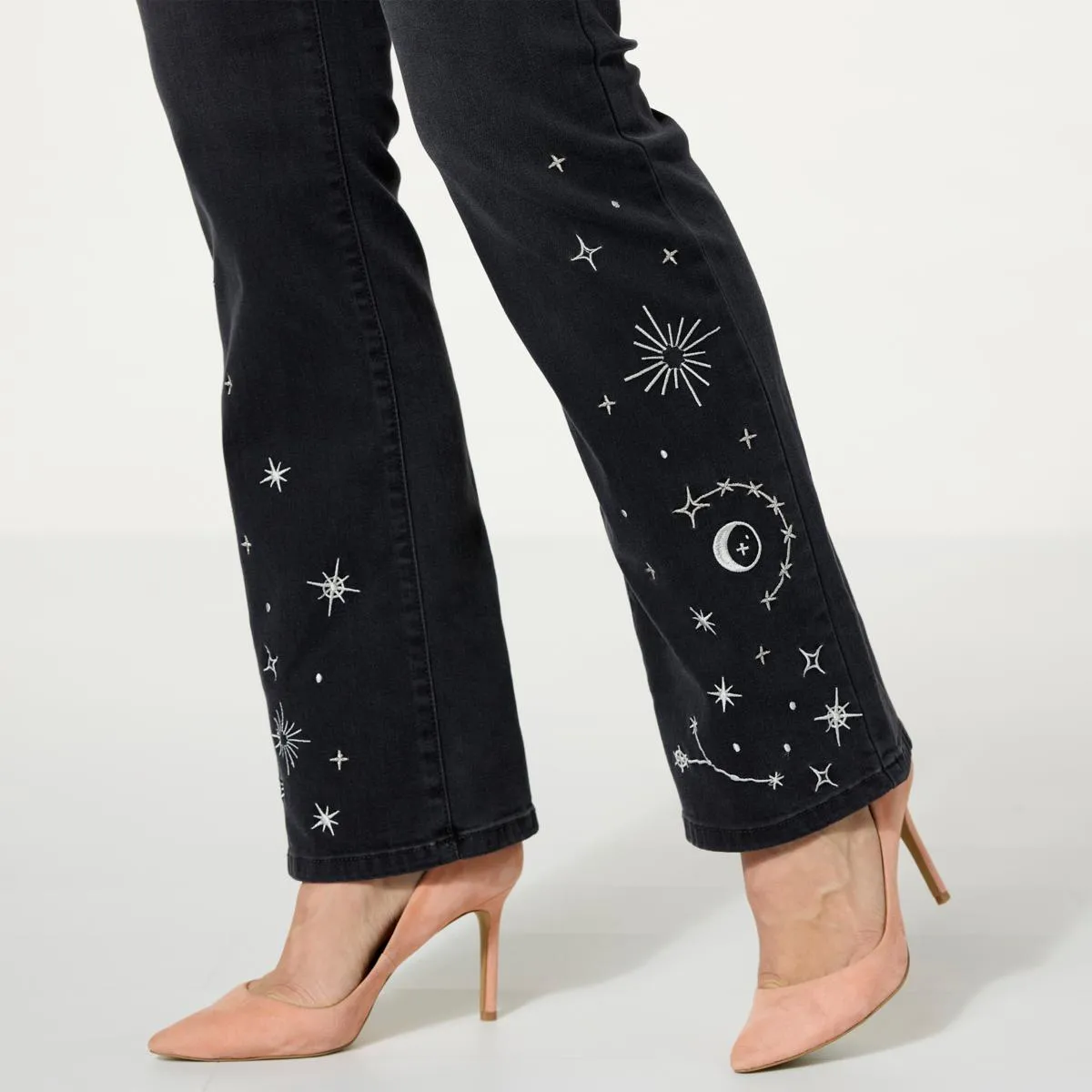      DG2 by Diane Gilman New Classic Stretch Denim Celestial Bootcut Jean     