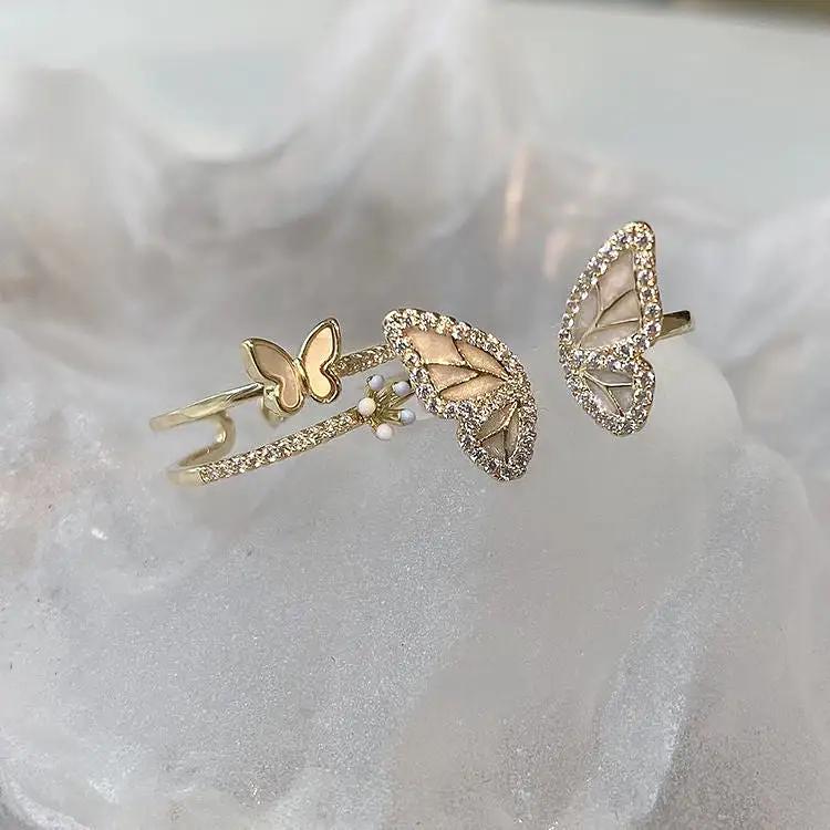 Diamond Butterfly Ring  MK19041