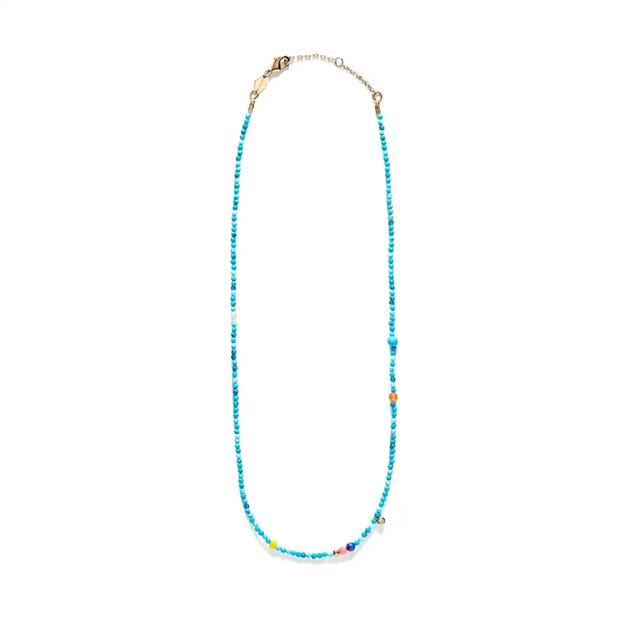 Dotty Necklace, Turquoise