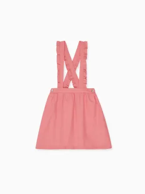 Dusty Pink Agata Girl Linen Mix Skirt