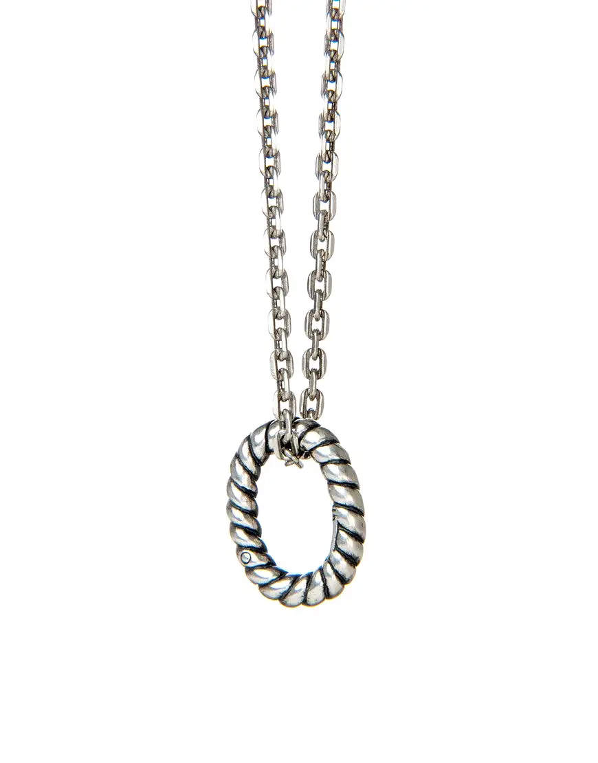 Eins Berlin Rope Pendant silver