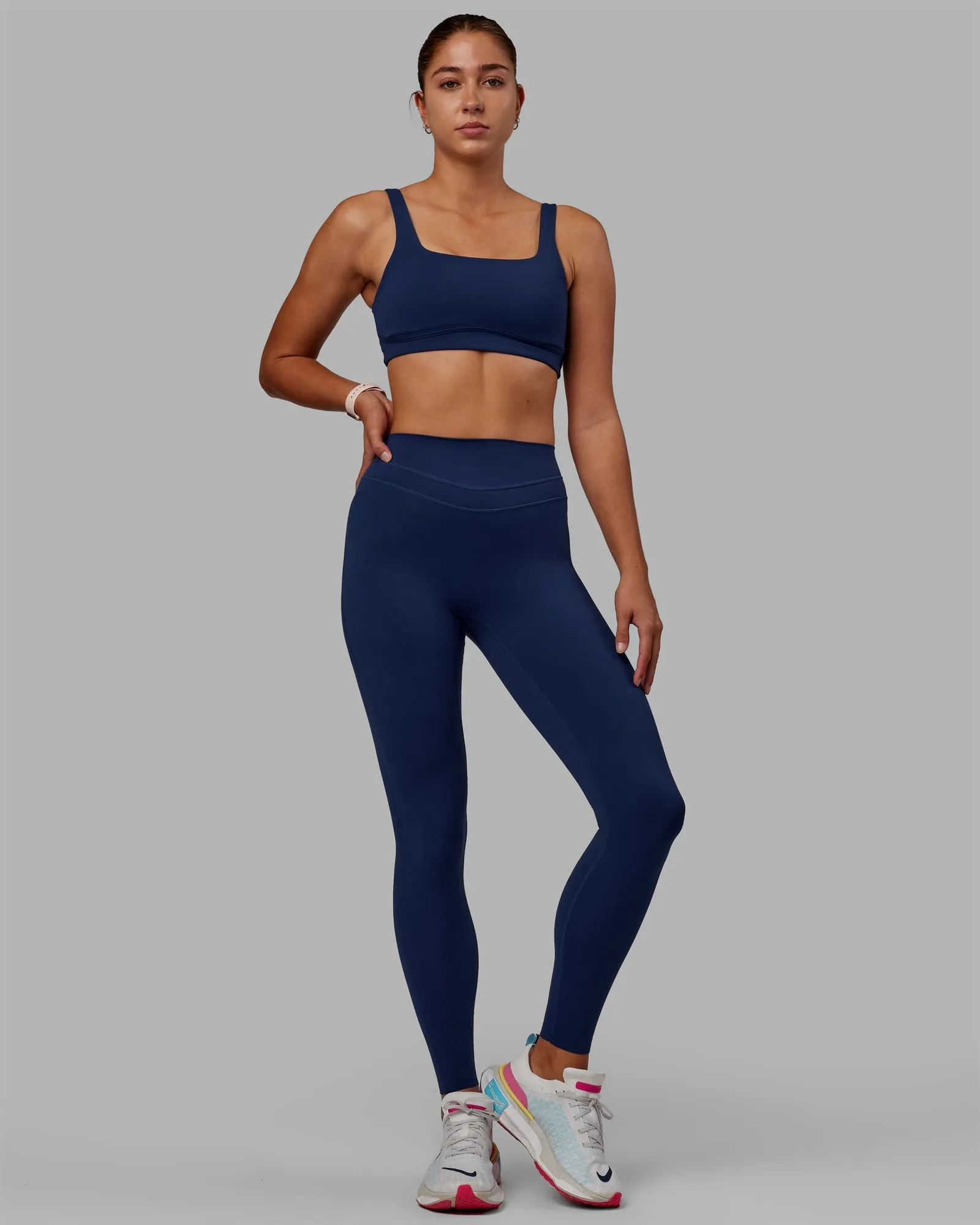 Enhance Full Length Leggings - Midnight Blue