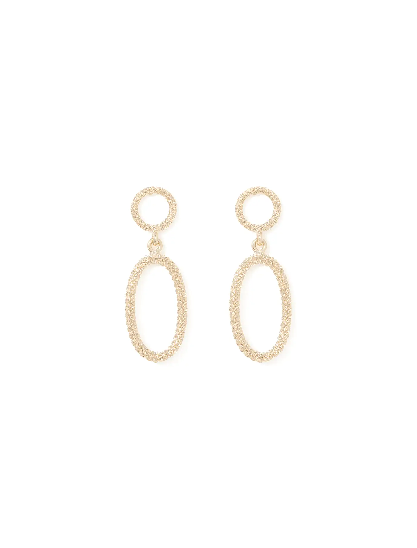 Felicity Fine Texture Drop Earrings