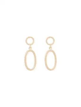 Felicity Fine Texture Drop Earrings