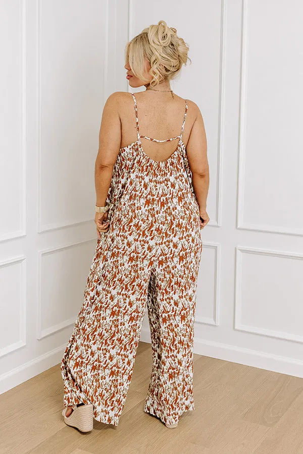 Fiercely Loved Jumpsuit In White Curves