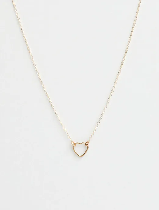 Floating Shape Necklace - Heart