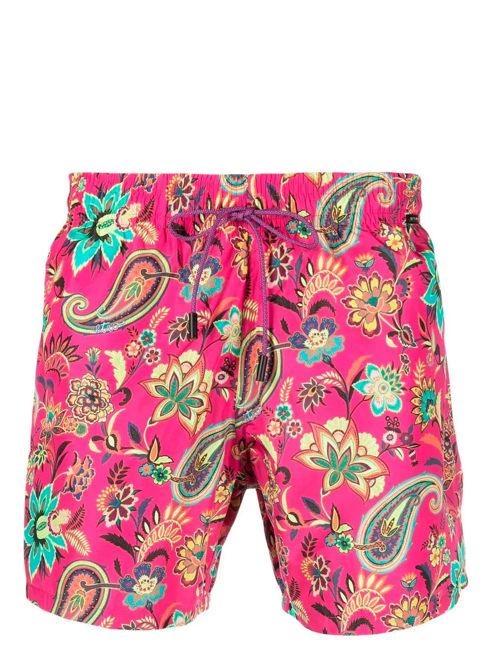 Floral-print swim shorts