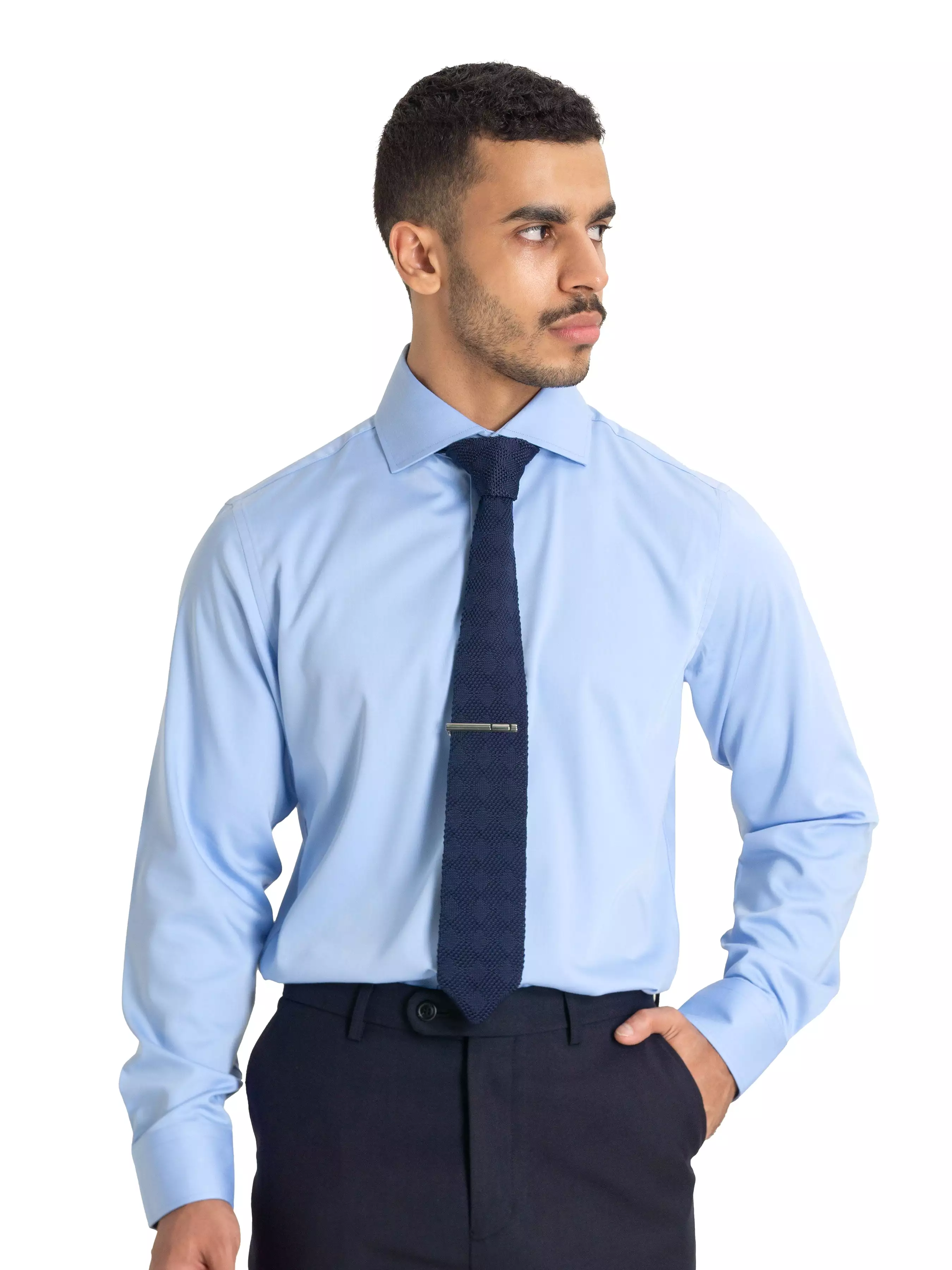 Formal Shirt - Light Blue Windsor Collar