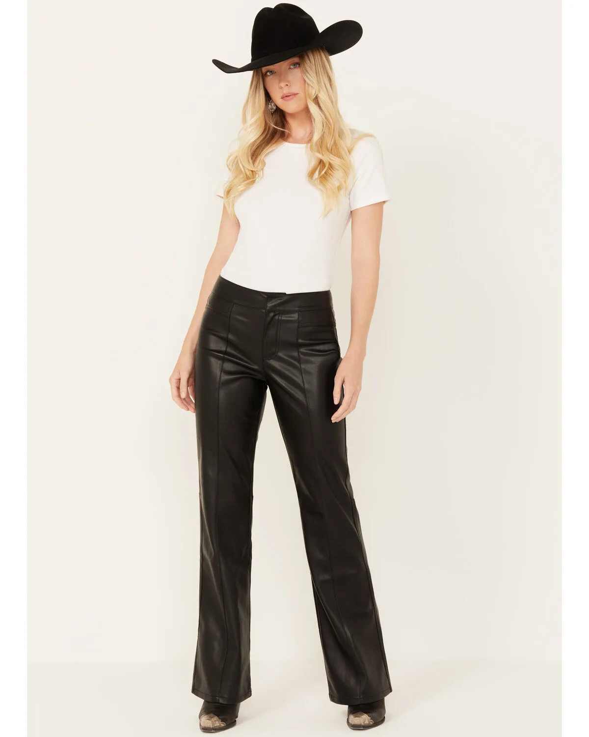 Free People Women's Uptown High Rise Slim Bootcut Pants